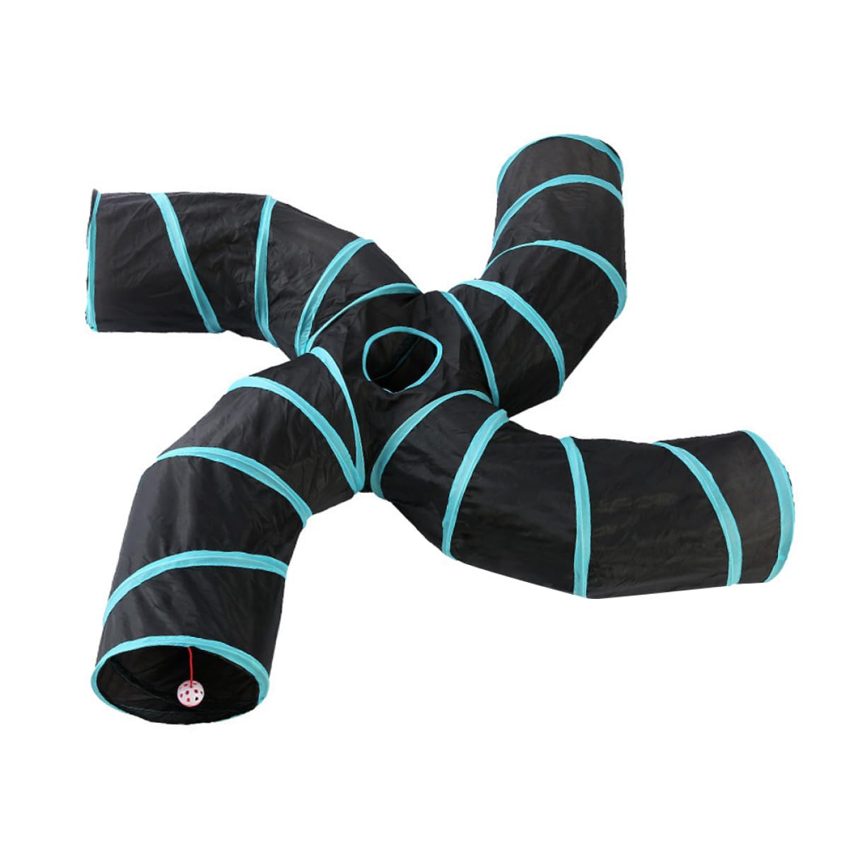 Toddmomy Jouets pour Chat Tunnel Pliable en Forme De S Jouet Interactif pour Chaton