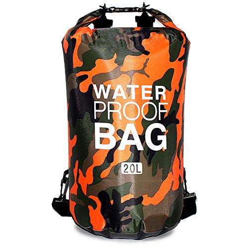 Andoer Bolsa de ombro impermeável ao ar livre Saco seco para barco à deriva, flutuante, caiaque, pra