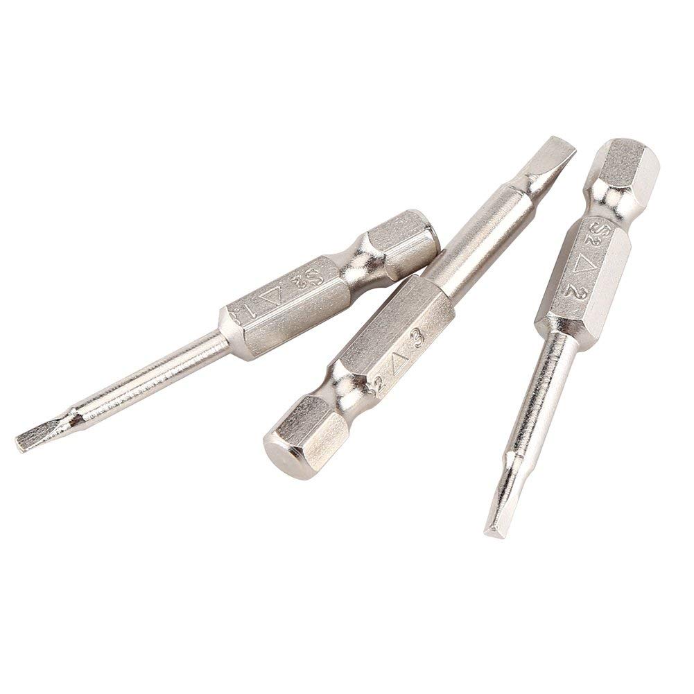 10 Stuks K5 Krachtige Industriële Magnetische Schroevendraaierbits Dubbele Sleuf 10 Stuks K5 Krachtige Industriële Magnetische Schroevendraaierbits Dubbele Sleuf