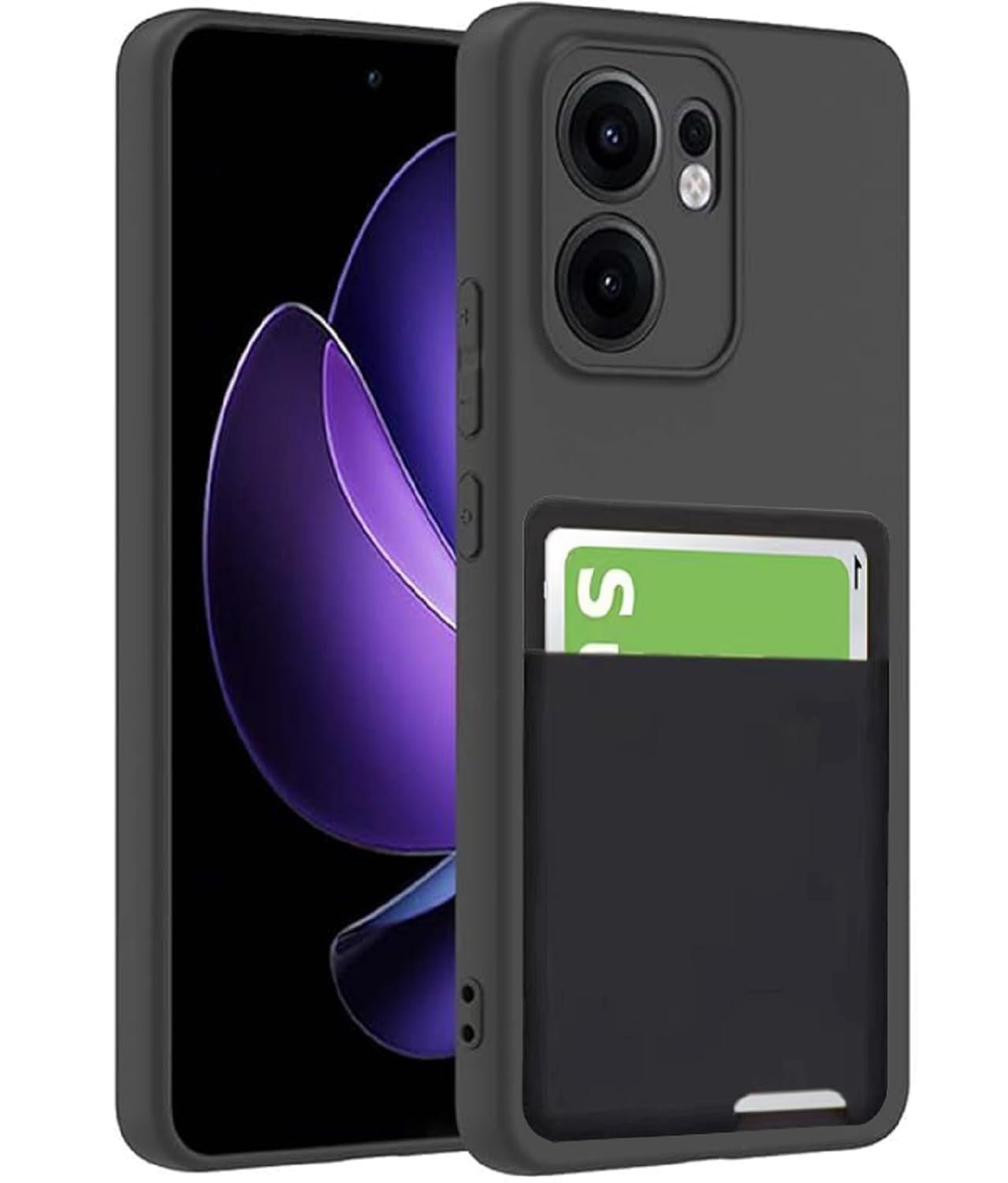 Amazon.co.jp: Oppo Reno 13A ケース 背面収納 耐衝撃 カード