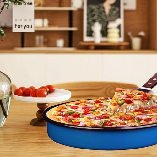 3-Piece-Roasting-Pans-Round-Roaster-Pan-Blue-Baking-Pans-Set-1012614inch-Enamel-Roasting-Pan-For-OvensRoast-Chicken-BeefCake-PansEasy-to-Clean-High-Temperature-Resistant-Bake-Ware-Gift 3 Piece Roasting Pans Round Roaster Pan Blue Baking Pans Set 1012614inch Enamel Roasting Pan For OvensRoast Chicken BeefCake PansEasy to Clean High Temperature Resistant Bake Ware Gift