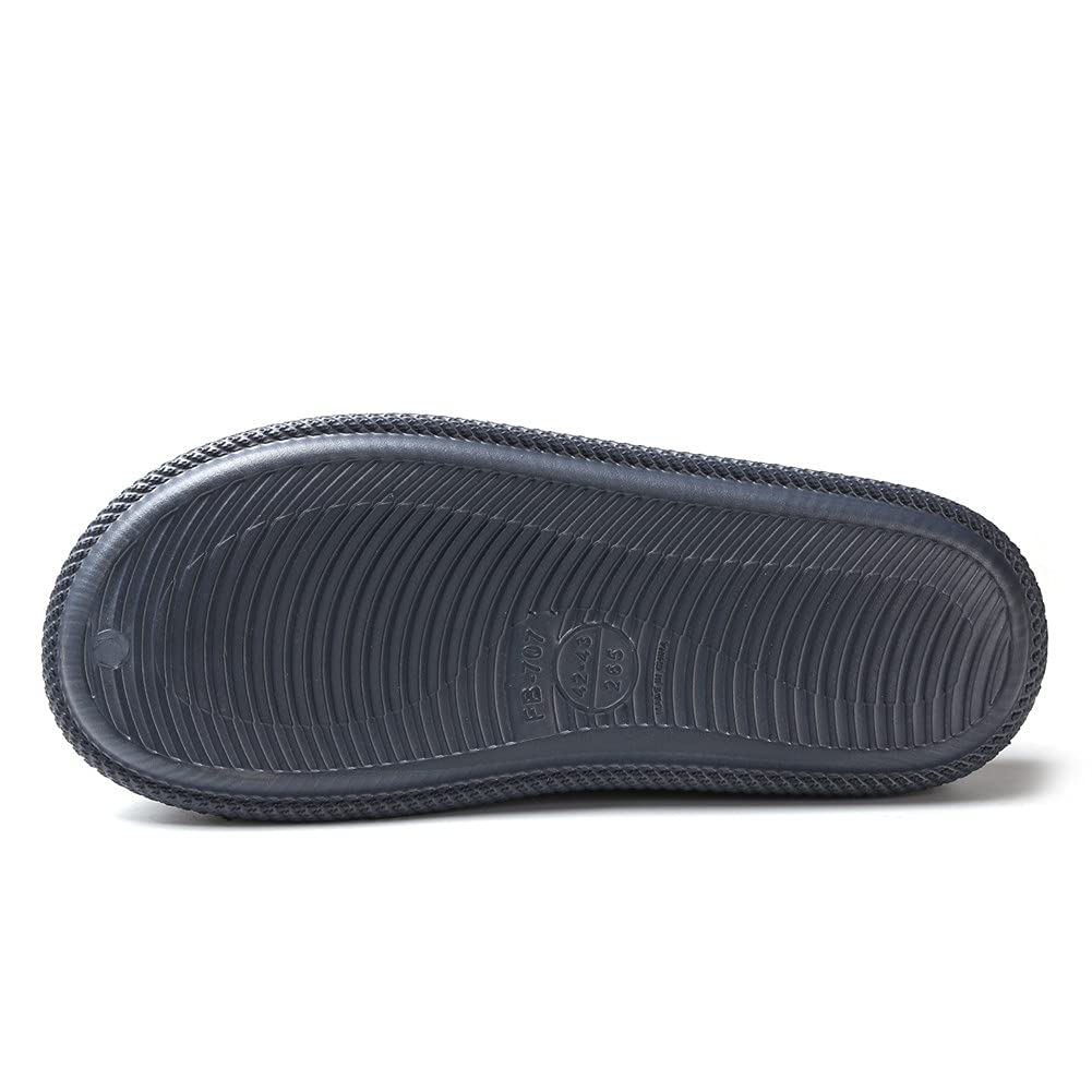 Zapatillas impermeables para hombre y mujer, para casa, con forro de piel, para invierno, zapatos de jardín, suela antideslizante