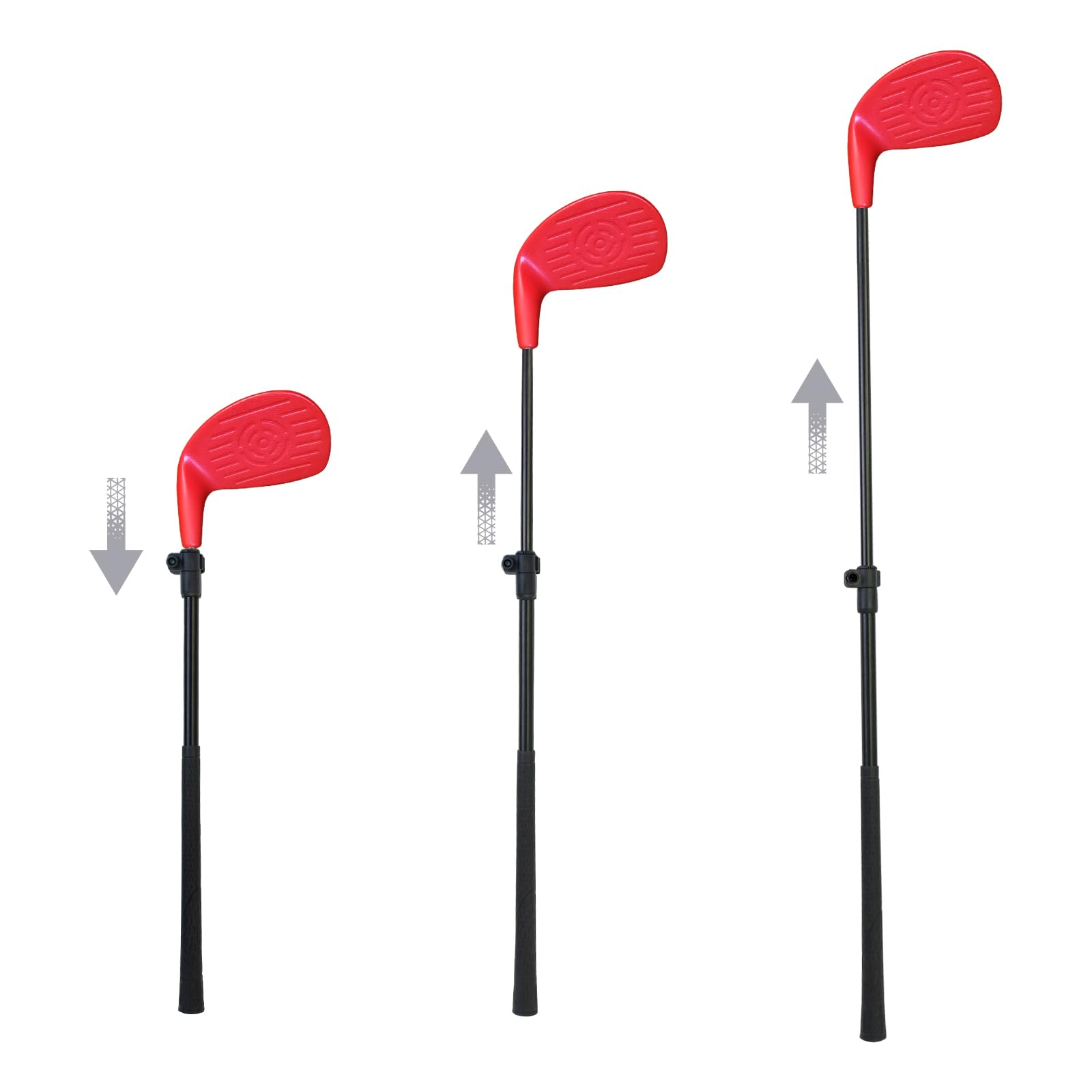 KOFULL Mazze da golf da cortile con albero allungabile mazza da golf all'aperto con testa di mazza oversize per gioco di golf