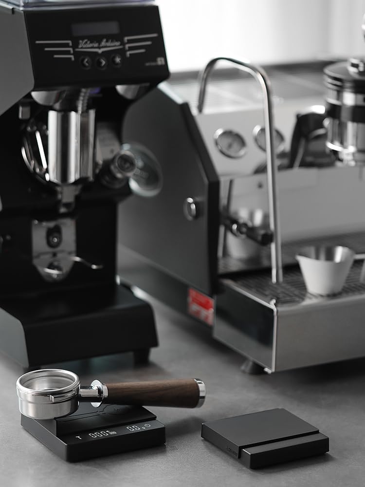 MHW-3BOMBER Espresso ES6029 - Báscula digital de precisión con temporizador y caudal en tiempo real, 0,1 g para Espresso & Pour Over, Upgrade 3.0 Mini Pro