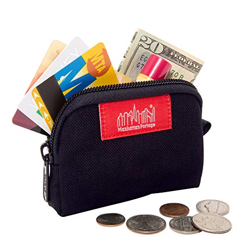 Manhattan Portage Stars and Stripes Coin Purse Black With Zipper Closure In Eclectic Colors Purse For Credit Card ID Card Jewelry Keys Water Resistant Gift 1000D Cordura® Everyday Carry3