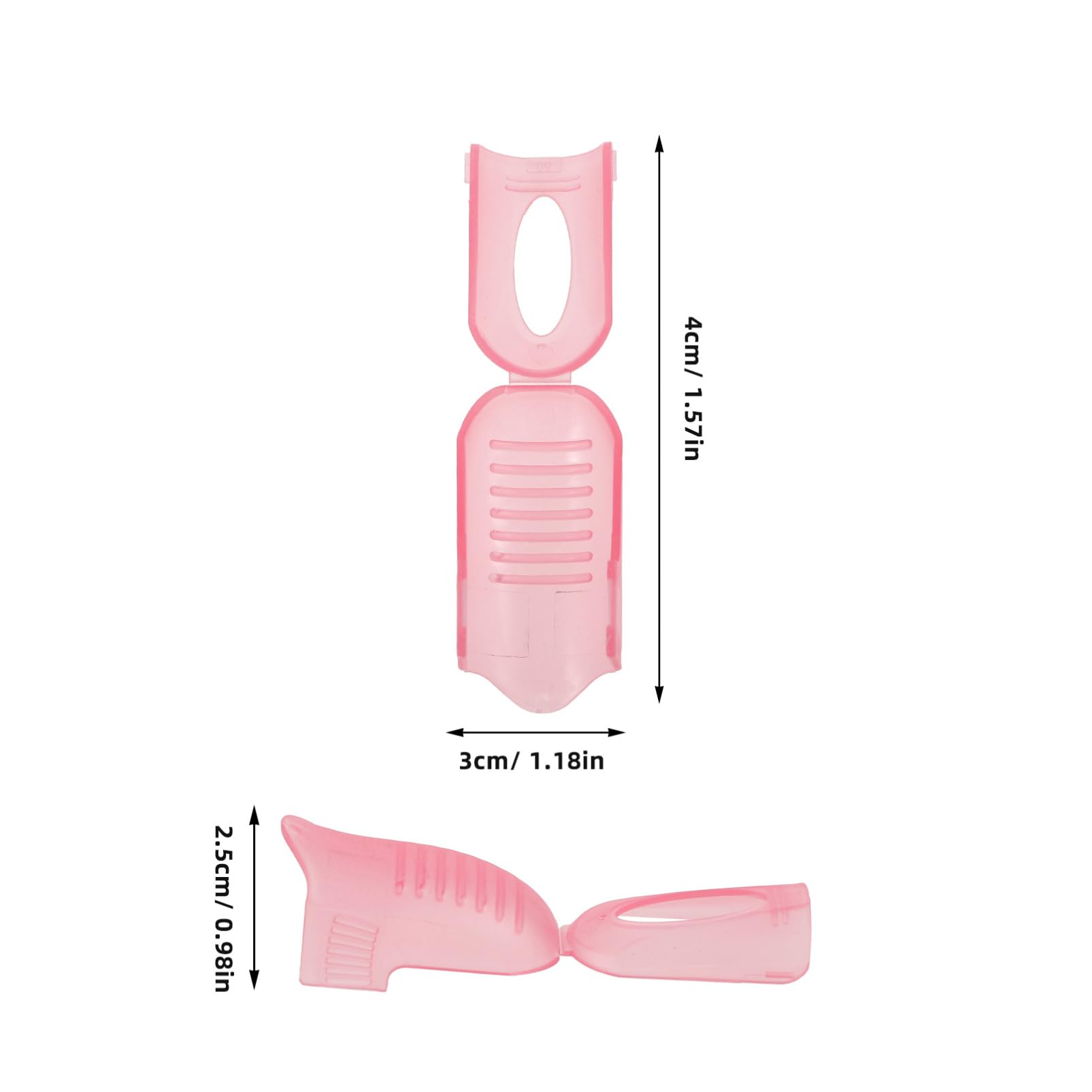 Mikinona 10pcs Armor Removal Jig Nail Polish Remover Wrap Tool Nail Gel Remover Wrap