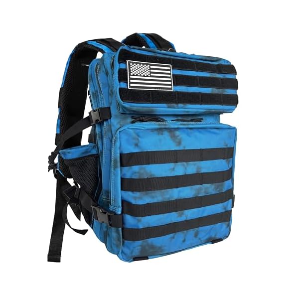 Tactical-Backpack-Military-Backpack-Assault-Pack-Bug-Out-Bag-Rucksack-for-Men-Women-Trekking-HikingHunting-45L-Deep-blue-tie-dyeing SEYATULLH Tactical Backpack Military Backpack Assault Pack Bug Out Bag Rucksack for Men Women Trekking Hiking,Hunting 45L (Deep blue tie dyeing)