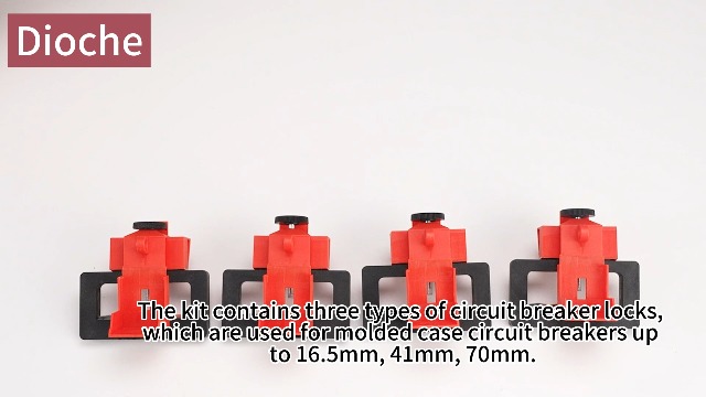 Circuit Breaker Lockout Device, Lockout Tagout Kit 12 Pcs