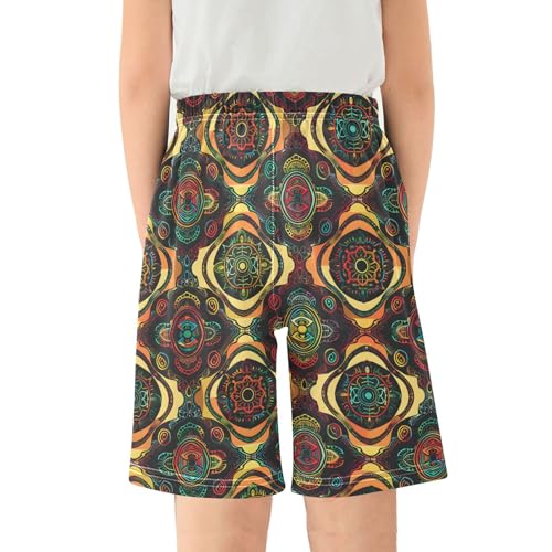 Retro Turtle Short Pajama Pants Bottoms Soft Sleepwear with Pockets2