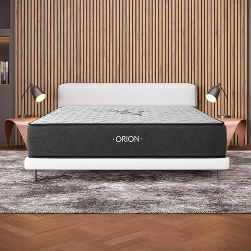 COSMOS - Matelas Orion 180x200 - Épais 30 cm - Accueil Mousse à mémoire de Forme + Blue Latex - Soutien Ferme - Réversible - Soutien 7 Zones - Sommeil Isolé -...