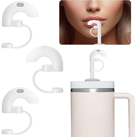 3PCS Wrinkle Free Straw Topper