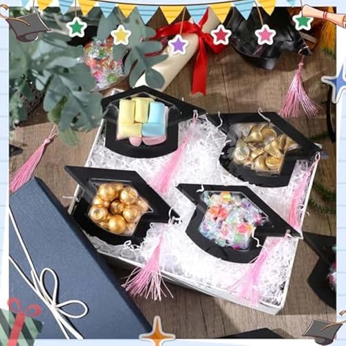 Boîtes à friandises chapeau de graduation pour éviter une table vide - 3