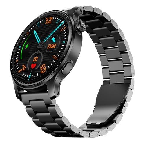 boAt New Launch Ultima Prime smartwatch with 1.43” AMOLED Display, Personalized Fitness Nudges, Functional Crown,100+ Sports Modes, Watch Face Studio (Steel...