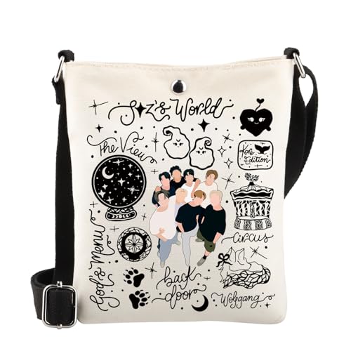 WSNANG Korean Group Member Crossbody Bag Stay Fan Shoulder Bag Stay Fandom Gifts Music Lover Gifts