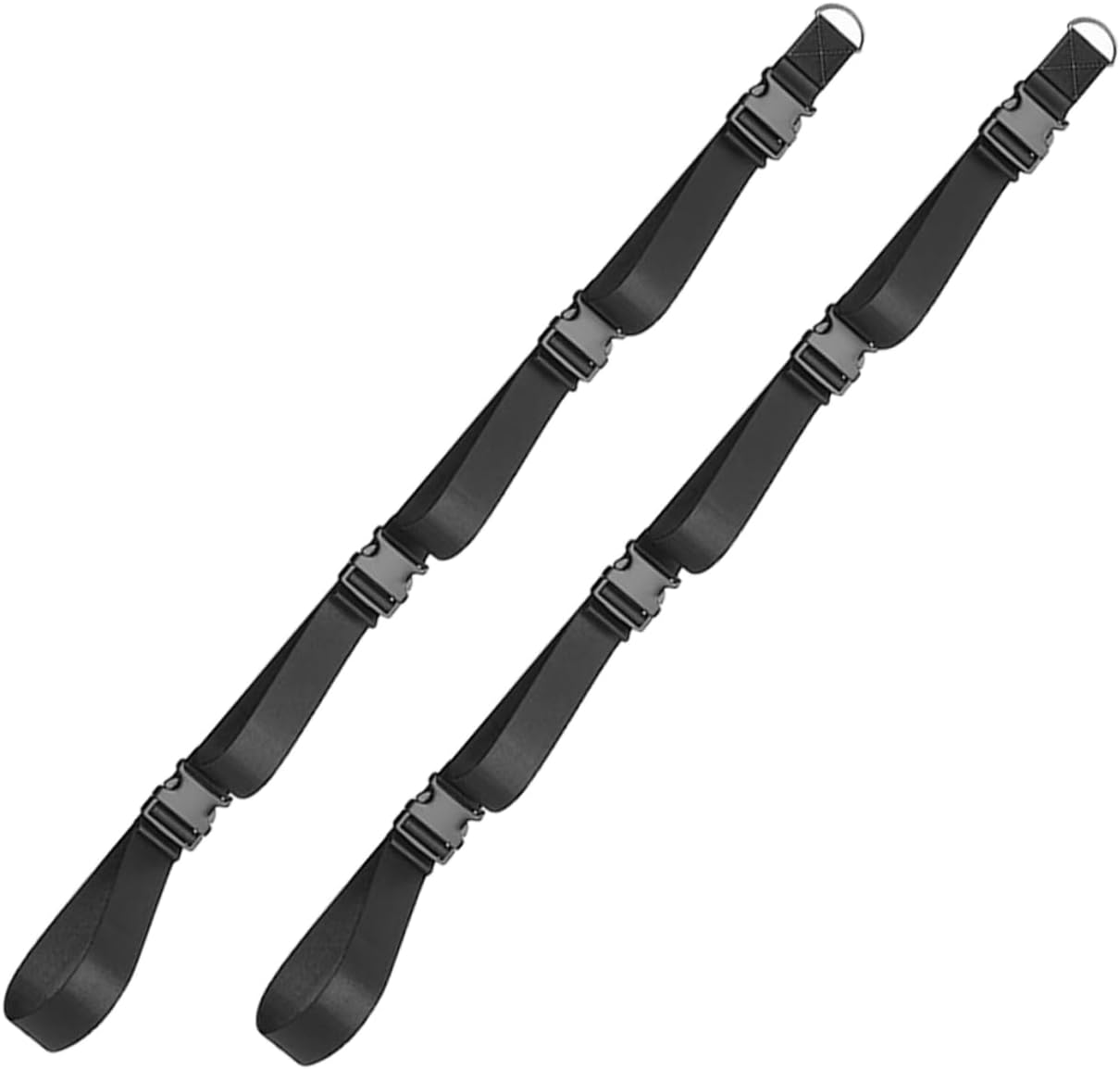 POPETPOP 2Pcs Adjustable Wall Hanging Storage Strap with Buckles Multi Use Garage Organizer for Tools Yoga Mats Camping Gear Easy Installation Sturdy Material