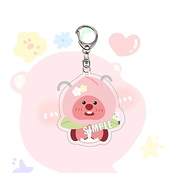 アクリルキーホルダー ピンク キャラクター サンリオキャラクターズ アクリルキーホルダー (ピンク