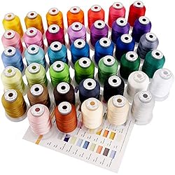 Máquinas De Bordar Economicas New brothread 40 Brother Colores Poliéster Máquina Bordado Hilo - 550yds (500 Metros) para máquina de bordar y coser