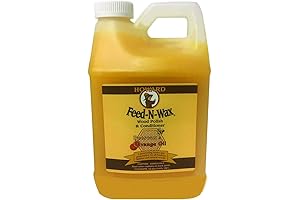 Howard Feed-N-Wax Wood Polish and Conditioner, Restores and Beautifies Wood Surfaces, 64-Ounce