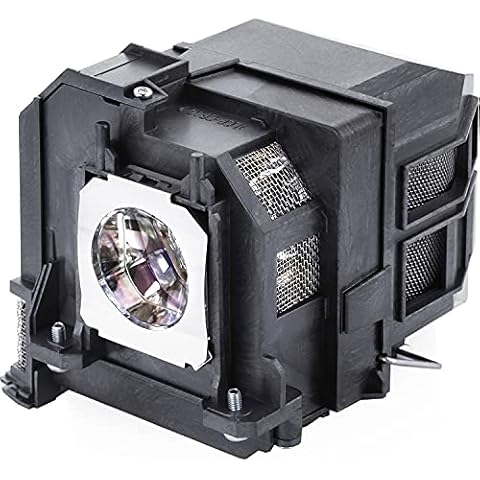 Aimdio Lamp Bulb Replacement for Epson ELPLP80 ELPLP90 ELPLP79 EB-580 EB-570 EB-585Wi EB-595Wi EB-1430Wi EB-575Wi EB-675Wi EB-675W EB-670 EB-680Wi EB-1420Wi EB-575W EB-585W Projectors Cover