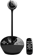 Logicool BCC950r Integrated Webcam & Speakerphone Full HD 1080p for Meetings, Optical Compensation, Noise Cancelling with Microphone, Remote Control, Speaker, Webcam, Zoom Skype, Google Meet Teams