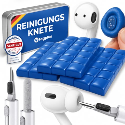 tagplus Reinigungsknete Handy & Kopfhörer inkl. Profi Reinigungs-Tool Handy Reinigungsset für Gadgets für Männer Zubehör Zubehör Gadgets praktisch Technik Gadgets