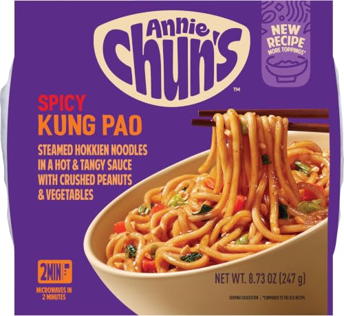 Annie Chun's Spicy Kung Pao Noodle Bowl, 8.73 oz (Pack of 6)