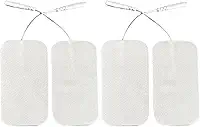 4 Eletrodos para Fisioterapia TENS 2mm tamanho 5x9