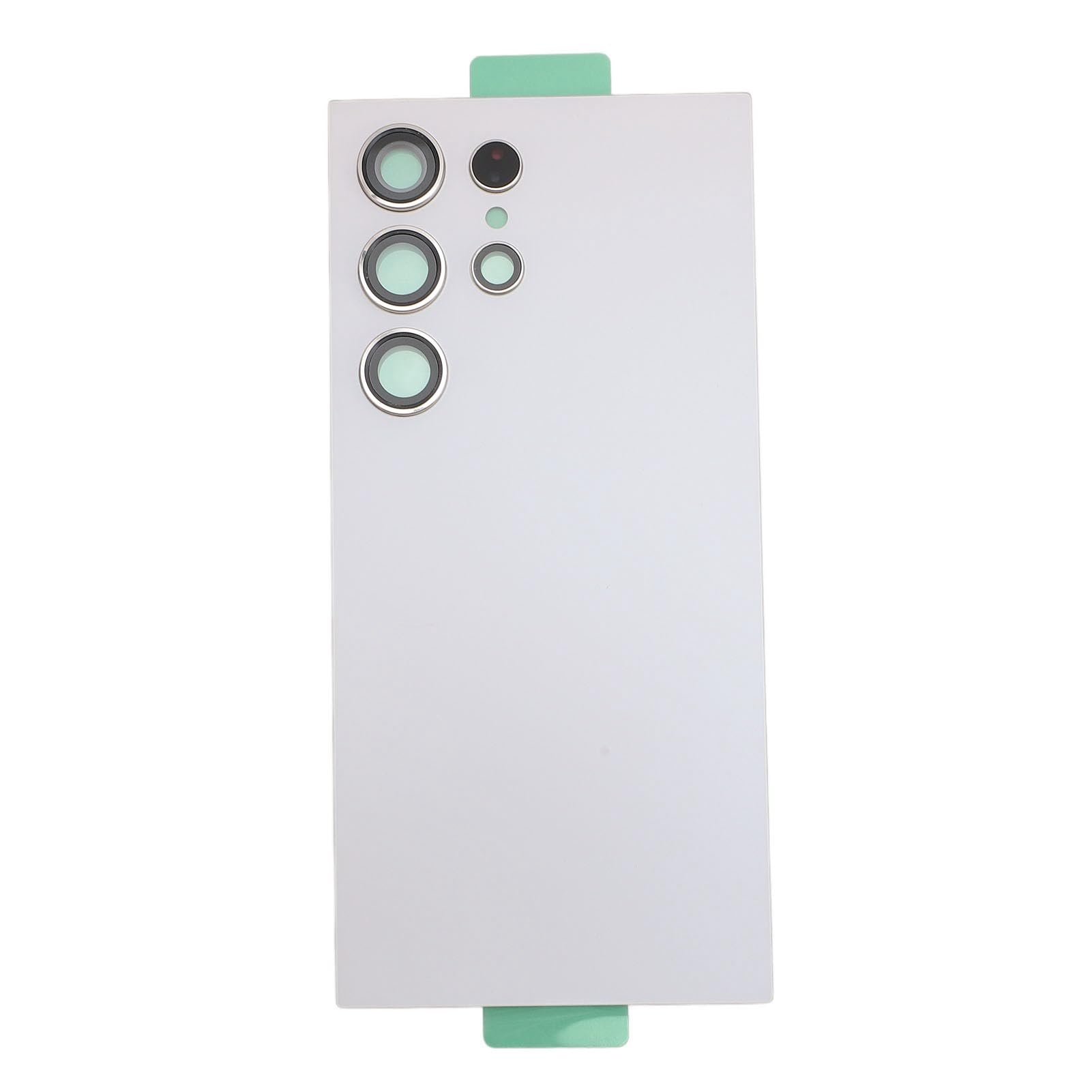 Cocoarm S24 Ultra 5G Cubierta Trasera de Repuesto, Kit Adhesivo DIY (White)