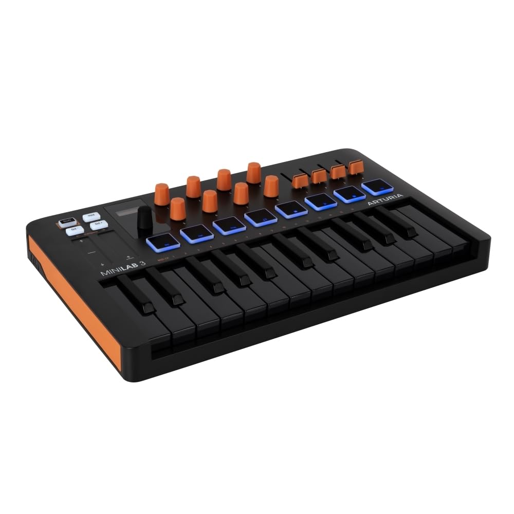 Arturia MiniLab 3 MIDIコントローラー Amazon.com: Arturia MiniLab 3 Compact MIDI Keyboard and Pad