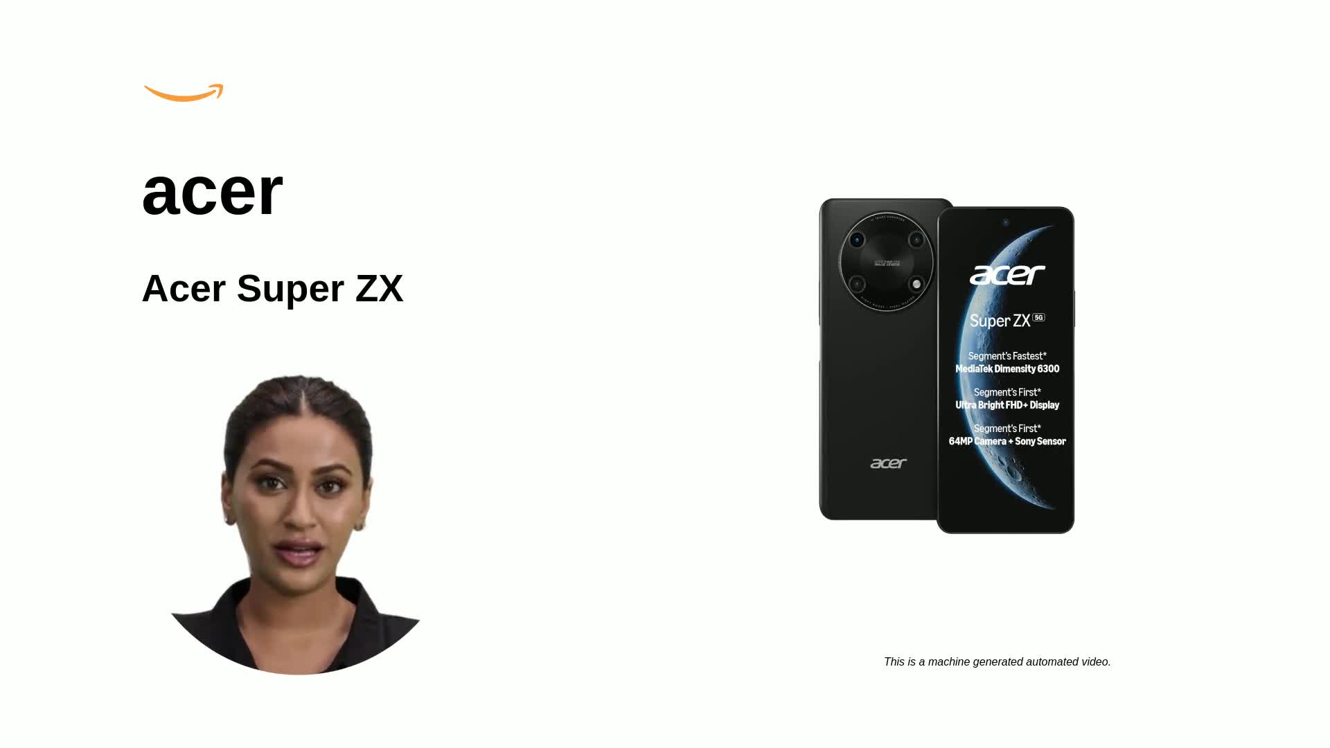 acer Super ZX 5G (Carbon Black, 4GB RAM, 128GB) | Segment-First