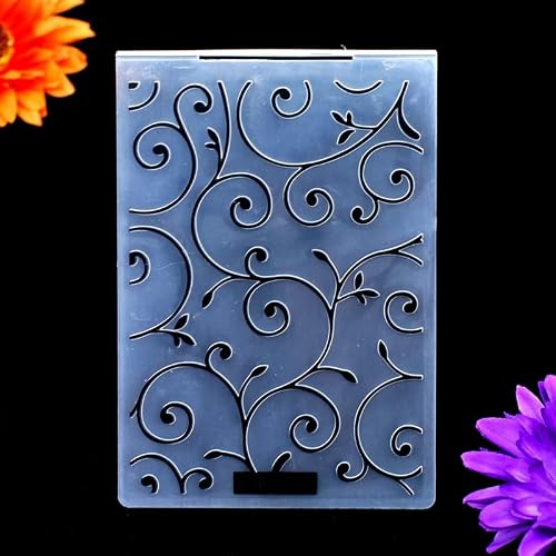 DDOUJOY Leaves Background Plastic Embossing Folders for Card Making Scrapbooking and Other Paper Crafts 2101058 - Thumbnail 2
