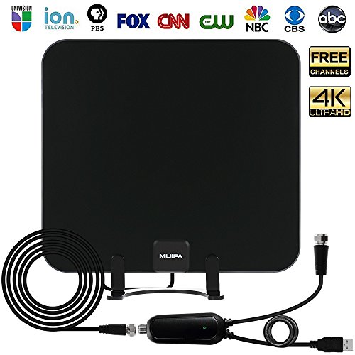 TV Antenna, Upgraded Indoor HDTV OTA Digital Antenna w/Detachable Table