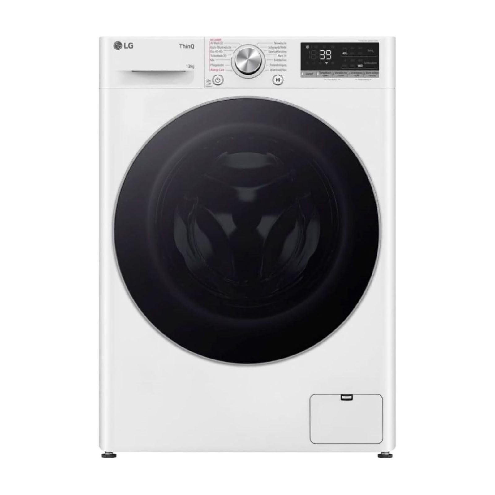 LG F4WR709G | Klasse A -10% Waschmaschine | 9 kg | AI DD | Steam | Turbowash360 | 60 x 62 x 85 cm | Weiss