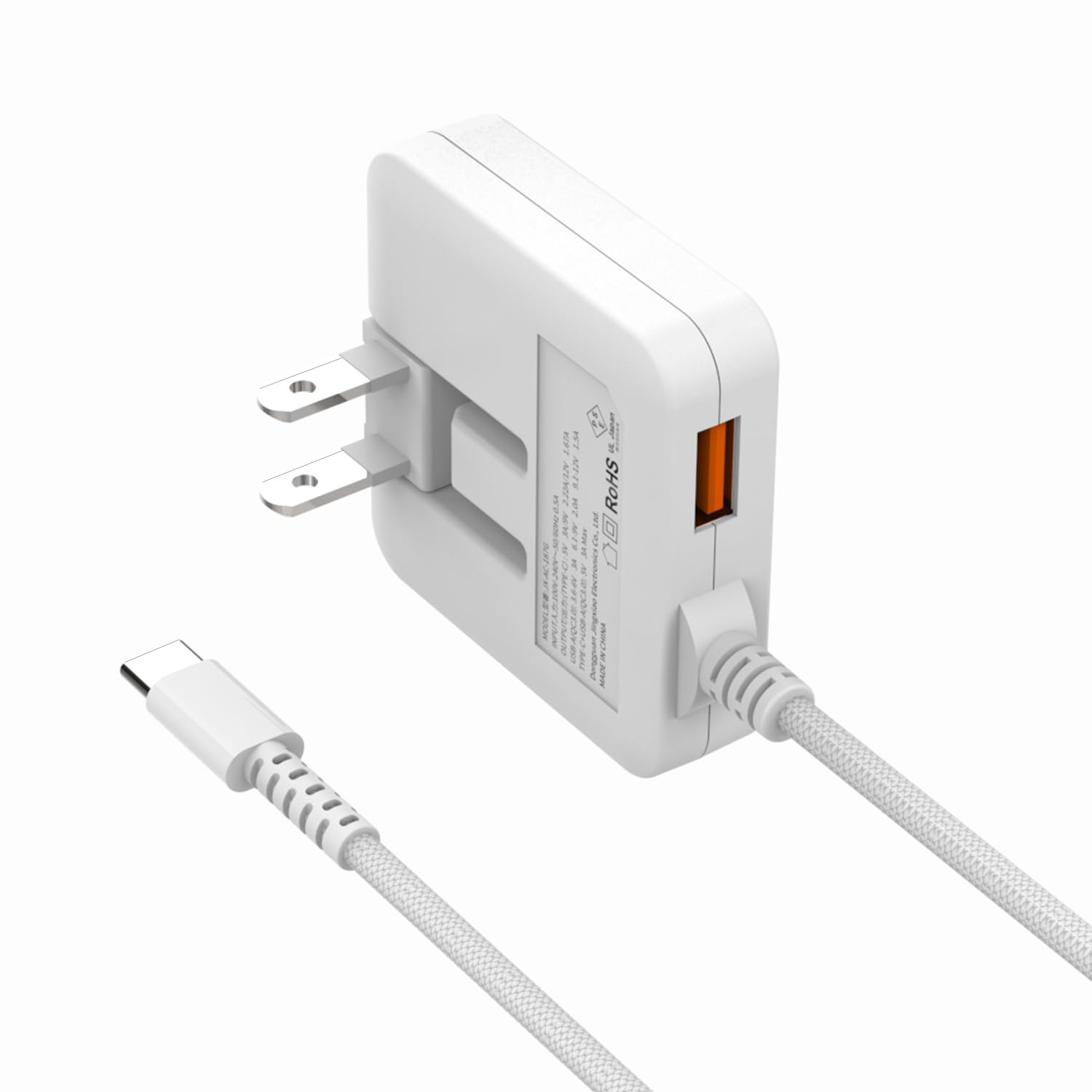 Amazon | USB充電器 Type-C PD 20W 急速充電器 USB-Cケーブル一体型(超 