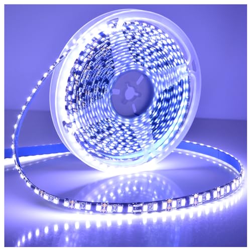 Image of Super Bright Black PCB 12V SMD5630(0.5w) LED Strip Lights Without Power Supply, IP65 Waterproof, Pack of 16.4ft /5M (600LED-White)