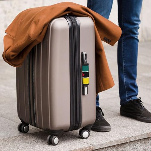 2 Pcs Luggage Handle Wraps, Flag of Mozambique Print Grip Handle Cover/Travel Bag Identifier for Suitcase Accessories 7