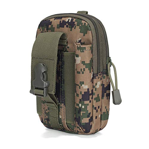 Ginsco Universal Outdoor EDC Belt Waist Bag Tactical Molle Pouch Phone Pocket Pack
