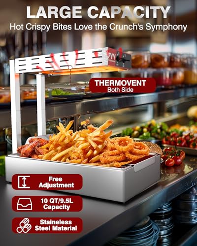Commercial Kitchen Heat Lamp Station