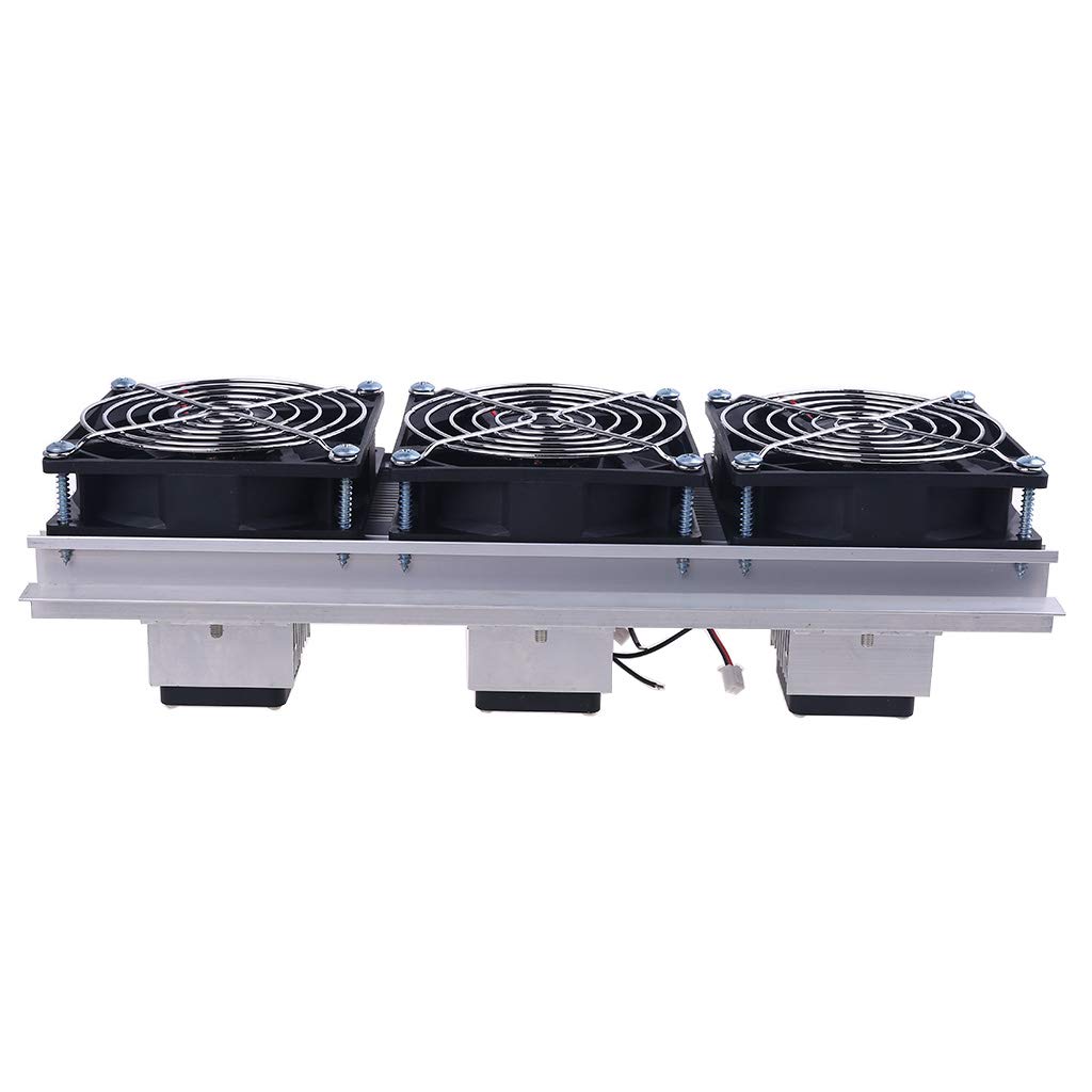 TEC Electron Semiconductor Refrigerazione Triplo Fan Modulo Termoelettrico Kit Unità di Raffreddamento Peltier Modulo Termoelettrico