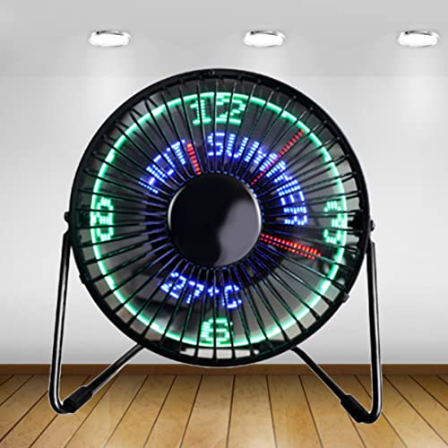 OSALADI 2 Peças Mini Relógio Inteligente Ventilador Portátil Ventilador De Mesa Ventiladores USB Ven