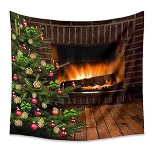 Yingm Bar Kerst Decoratie Tapestry Kerst Tapestry Wanddoek Woondecoratie Achtergrond Doek Tapestry Schilderij Snelle…