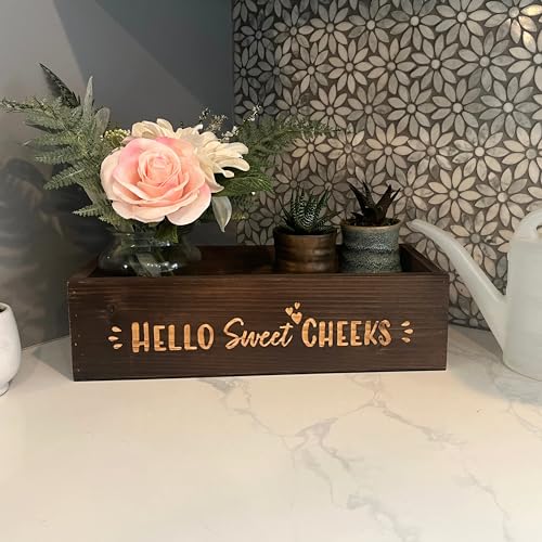 Admired-By-Nature-Hello-Sweet-Cheeks-Solid-Wood-Toilet-Paper-Holder-Farmhouse-Decor-Toilet-Paper-Storage-Bathroom-Accessories-Bathroom-Decor-for-Home-Decor-Bathroom-Organizer-Brown Admired By Nature Hello Sweet Cheeks Solid Wood Toilet Paper Holder Farmhouse Decor Toilet Paper Storage Bathroom Accessories Bathroom Decor for Home Decor Bathroom Organizer Brown