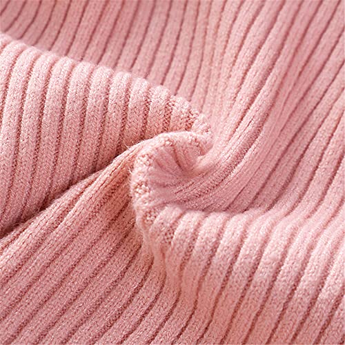 Yiqinyuan Autumn Girls Sweater Turtleneck Baby Pullover Solid Knit Kids Clothes Children Bottom Sweaters Student Clothing4