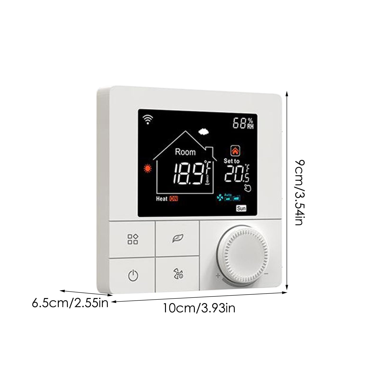 Termostato WiFi Digitale per Riscaldamento Acqua, Termostato Intelligente, Controller Temperatura, Compatibile con Smart Life/Tuya App Alexa Home 3A 110-230V