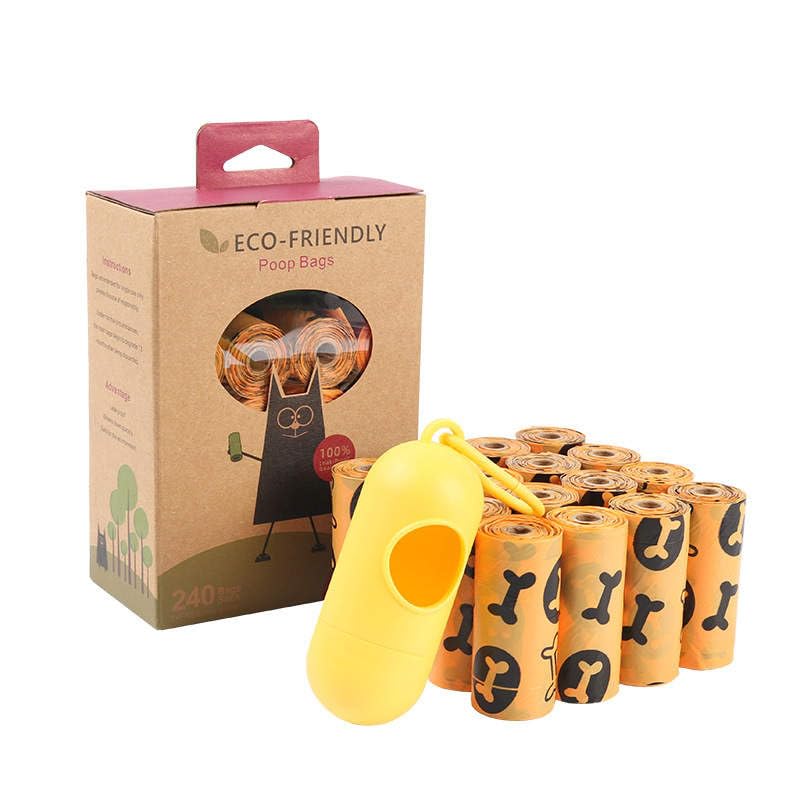 Image of Eco-Friendly Dog Poop bags, leak Proof guaranteed, biodegradable.