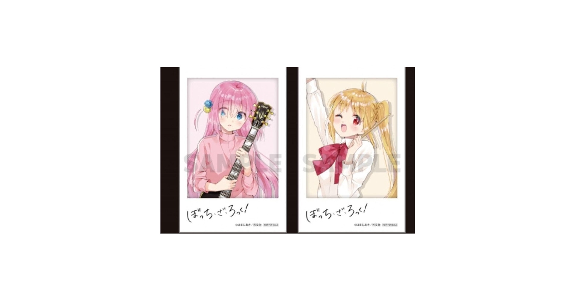 ぼっちざろっく！　ゲーマーズ特典　ミニ色紙 イラスト　3巻　5巻　ニルヴァーナ ぼっちざろっく！ ゲーマーズ特典 ミニ色紙 イラスト 3巻 5巻