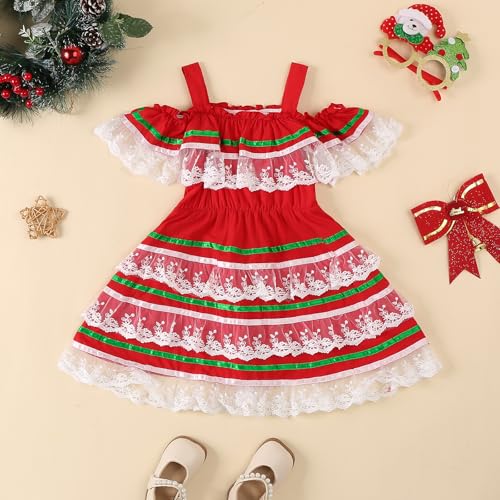 Toddler Girls Mexican Dress Ethnic Fiesta Dress2