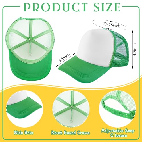 Image of 40 Pack Sublimation Blank Trucker Hat Bulk Wholesale Mesh Baseball Cap for Women Men DIY Hat Bar Party