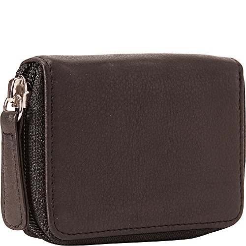 Eight Hook Zip Key Case with Valet, Brandy, One Size3