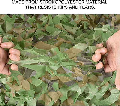 Tarnnetz Camouflage Netz Woodland Armee Tarnung Net für Deko Waldlandschaft Jagd Outdoor Camping Verschiedene Farben… – Bild 7